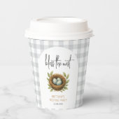 Nesting Party Bless the Nest Baby shower Papieren Bekers (Voorkant)