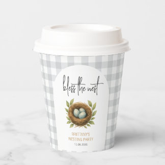 Nesting Party Bless the Nest Baby shower Papieren Bekers