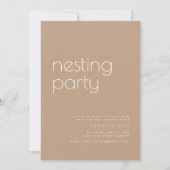 Nesting Party Invitation Sjabloon Kaart (Voorkant)
