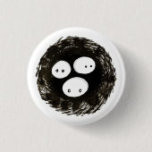 Nesting Spirits Ronde Button 3,2 Cm (Voorkant)
