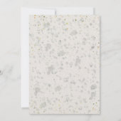 Nesting Woodland Neutral Rustic Fores Baby shower Kaart (Achterkant)