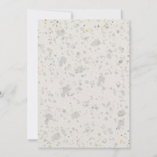 Nesting Woodland Neutral Rustic Fores Baby shower Kaart (Achterkant)