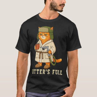 Nestjes Volle Grappige Kat Kerst Gpy Voor Kat T-shirt