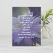 Nestled Clematis Flower Party Kaart (Staand voorkant)