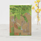 Nestled Kaart (Gele Bloem)