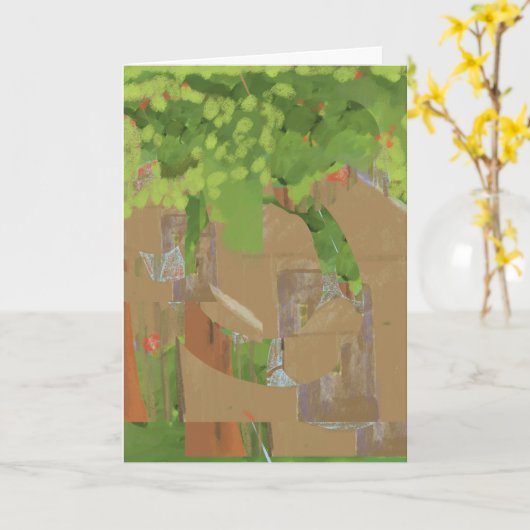 Nestled Kaart (Gele Bloem)