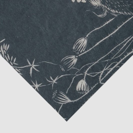 Nestling Bird (door Jan Mankes) Tissuepapier (Detail)