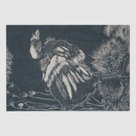 Nestling Bird (door Jan Mankes) Tissuepapier