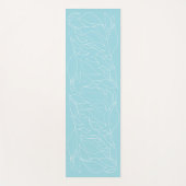 Nestling Bladeren op Aqua Yoga Mat (Voorkant)