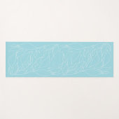 Nestling Bladeren op Aqua Yoga Mat (Voorkant (horizontaal))