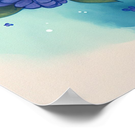 Nestling - Mama & Baby Uil Poster Print (Hoek)