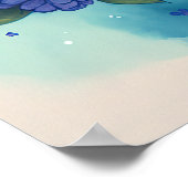 Nestling - Poster voor mama en Baby - afdrukken (Hoek)