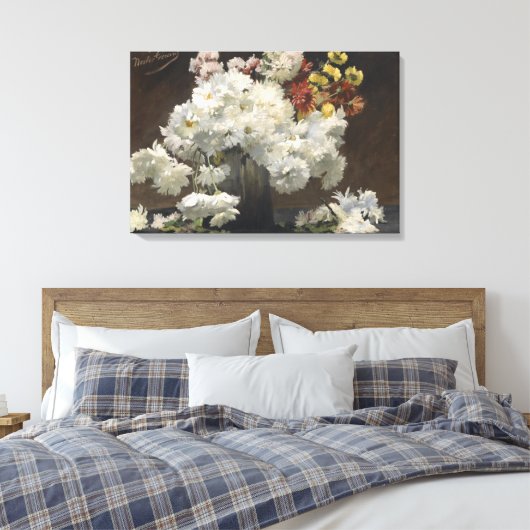  Nestor Gerans Astern in Vase Canvas Afdruk (Insitu (Slaapkamer))