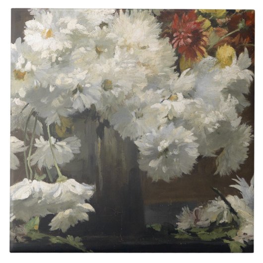  Nestor Gerans Astern in Vase Tegeltje (Voorkant)