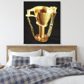 Nestor's cup, Mycenae, c.1550-1500 BC Canvas Afdruk (Insitu (Slaapkamer))