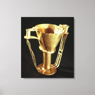 Nestor's cup, Mycenae, c.1550-1500 BC Canvas Afdruk