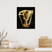 Nestor's cup, Mycenae, c.1550-1500 BC Poster (Keuken)