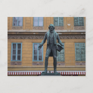 Nestroy Denkmal, Wenen Oostenrijk Briefkaart