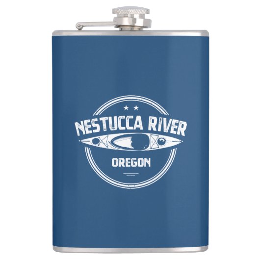 Nestucca de Oregon Kayaking Heupfles (Voorkant)