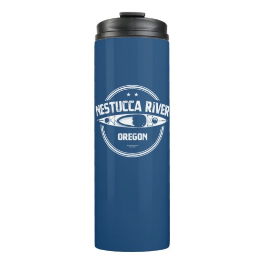 Nestucca de Oregon Kayaking Thermosbeker (Voorkant)