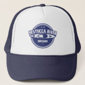 Nestucca de Oregon Kayaking Trucker Pet (Voorkant)