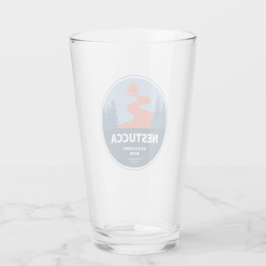 Nestucca wilde en Schilderachtig rivier Glas (Achterkant)