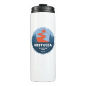 Nestucca wilde en Schilderachtig rivier Thermosbeker (Voorkant)