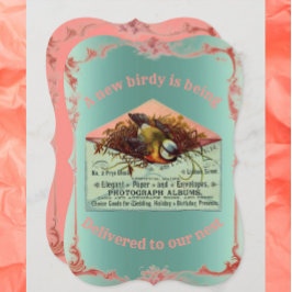  nestvogel baby shower uitnodiging