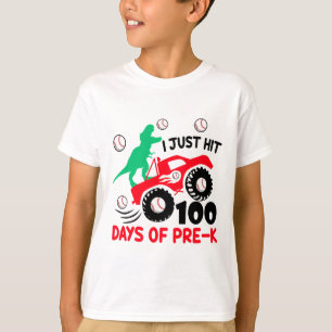 Net 100 dagen Pre-K Gezellig 100ste dag van school T-shirt