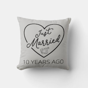Net 10 Jaar Getrouwd III Kussen