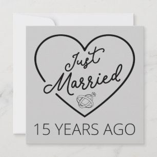 Net 15 Jaar Getrouwd III Kaart