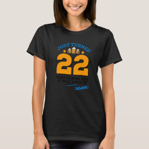 Net 22 bier Drink 22 september Drink G T-shirt