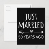 Net 50 Jaar Getrouwd I Briefkaart (Voorkant / Achterkant)