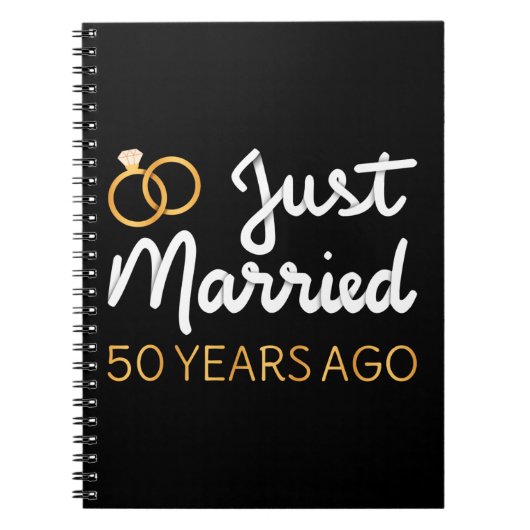 Net 50 Jaar Getrouwd IV Notitieboek (Voorkant)