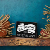 Net 50 Jaar Getrouwd V Fotoplaat (Zijkant)