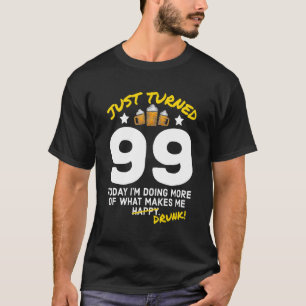 Net 99 bier Drink 99th Birthday Drink G T-shirt
