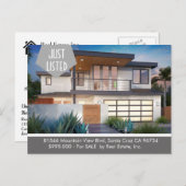 NET AANGEBODEN briefkaart onroerend goed (Voorkant / Achterkant)