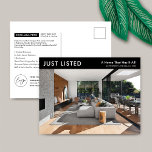 Net aangeboden minimalistische woning voor verkoop briefkaart<br><div class="desc">Minimalistisch onroerend goed te koop marketing briefkaart met ruimte voor uw logo en een grote woning foto. Dit volledig aanpasbare zwart-wit onroerend goed marketing briefkaart heeft een eenvoudig ontwerp met ruimte voor uw aangepaste tekst en eigendomsgegevens. Een eenvoudige manier om reclame te maken voor uw vastgoedaanbiedingen aan potentiële kopers in...</div>