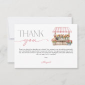 Net af van de Markt Bruidsmeisjesfeest Bedankkaart (Voorkant)