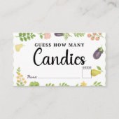 Net Afgeleverd Op De Markt Raad Hoeveel Snoepjes B Informatiekaartje (Voorkant)