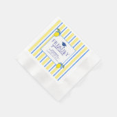 Net Afgestudeerd Aquarel Citroen Afstuderen Servet (Hoek)