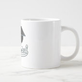 Net afgestudeerd! grote koffiekop (Rechts)