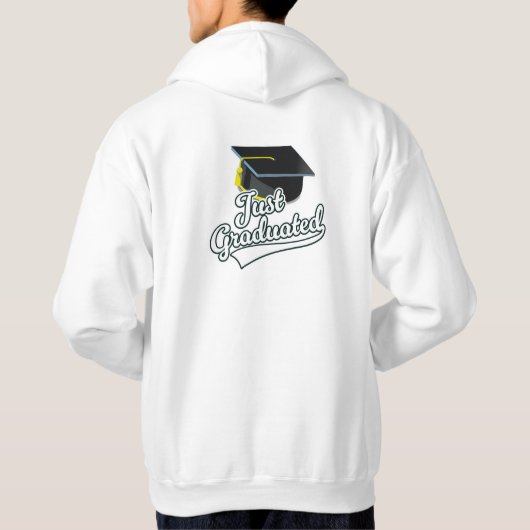 Net afgestudeerd! hoodie (Achterkant)