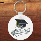 Net afgestudeerd! sleutelhanger (Achterkant)