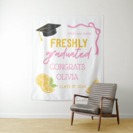 Net Afgestudeerde Lemonade Afstudeerbackdrop Wandkleed