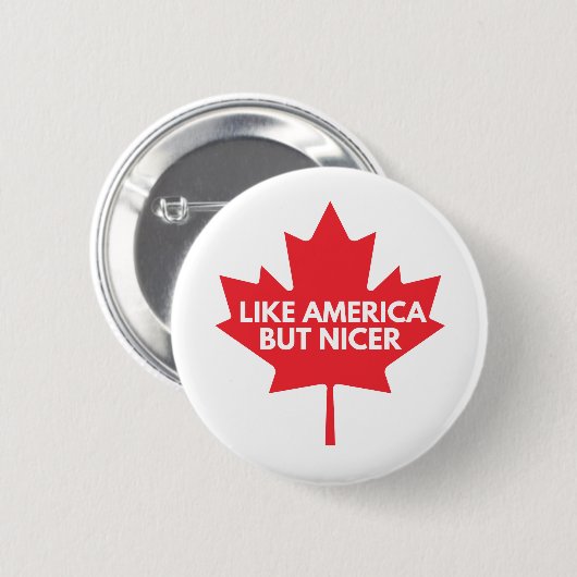Net als Amerika, maar mooiere Button badge (Voorkant /achterkant)
