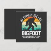 Net als Bigfoot, nooit gezien! (Voorkant / Achterkant)
