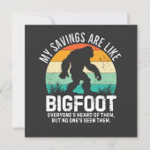 Net als Bigfoot, nooit gezien! (Voorkant)