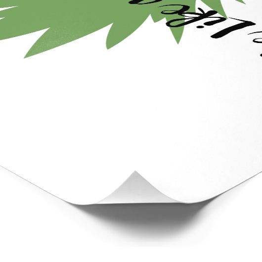 Net als bij ananas afdrukken foto afdruk (Hoek)