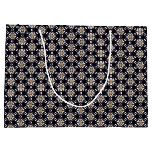 Net als bij Daisy Pattern Large Gift Bag Groot Cadeauzakje (Achterkant)